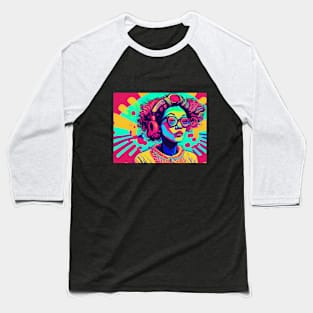 psychedelic girl Baseball T-Shirt